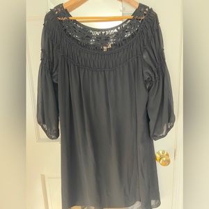XL Black Mini Dress
